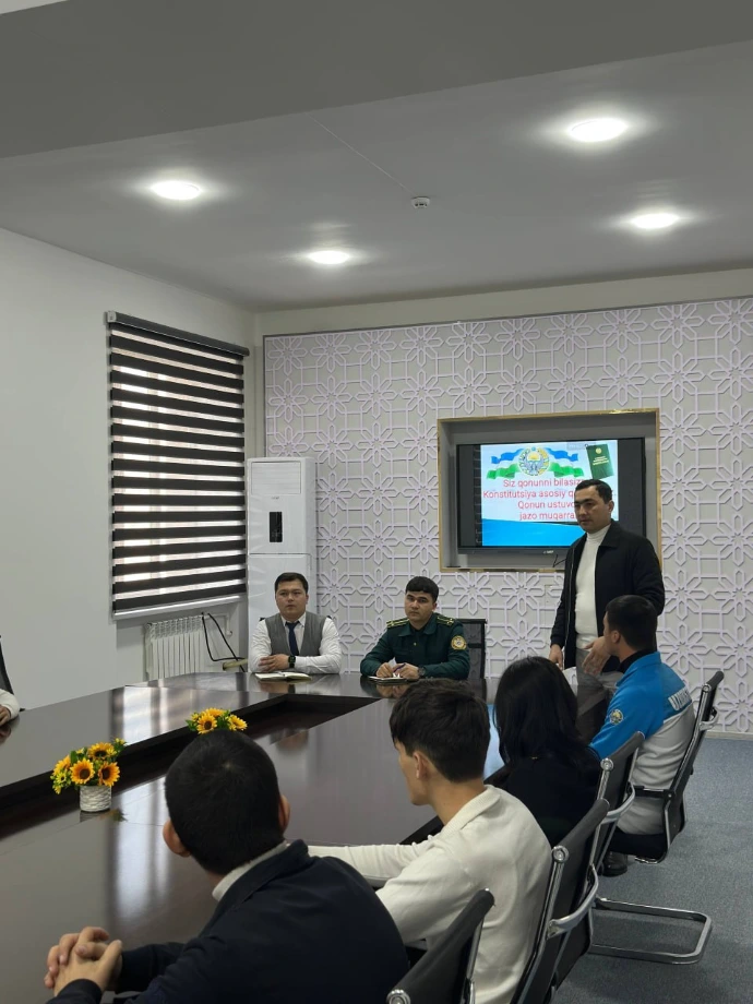 Shirin energetika texnikumida axborot texnologiyalari bo‘yicha kompyuter darsi jarayoni