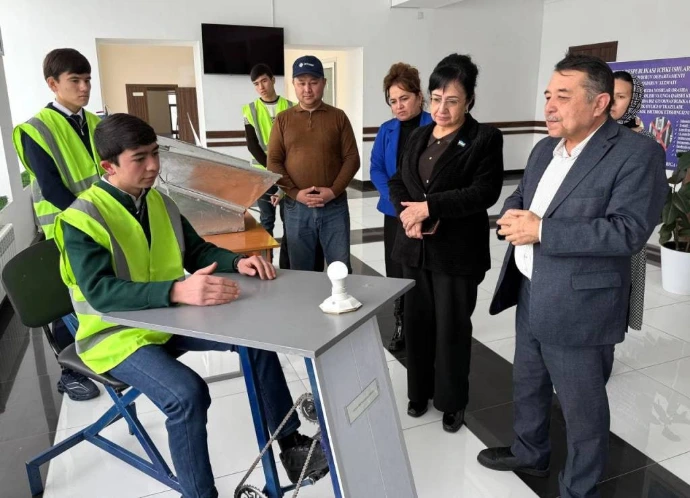 O‘quvchilar ishlab chiqarish amaliyotida tajriba o‘tamoqda